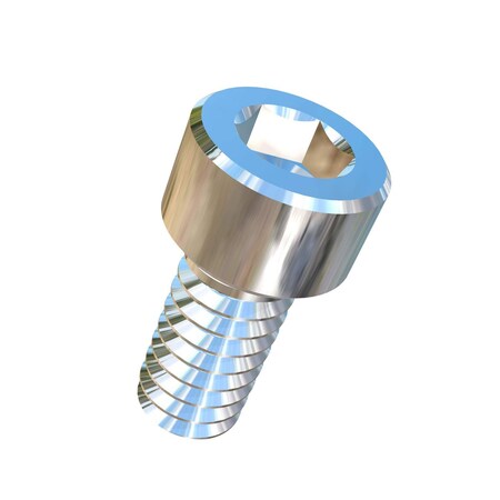 Allied Titanium #0-80 Socket Head Cap Screw, Socket, Plain Titanium, 1/8 in Length 0035962